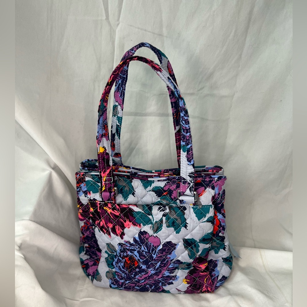 🌸 Super Cute Purple Floral Vera Bradley Handbag Purse 🌸